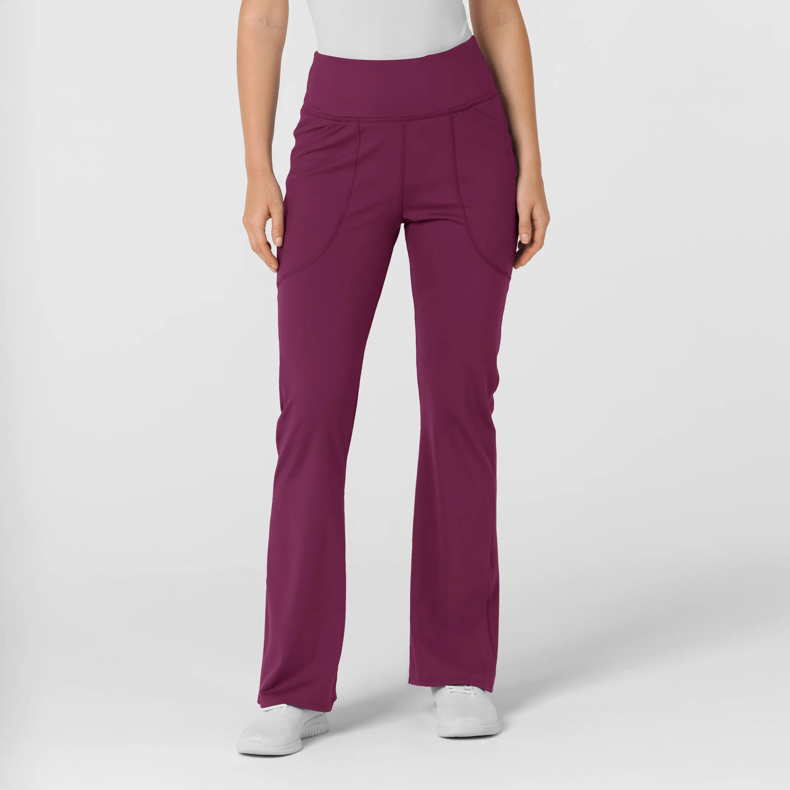 Wink Knit Women's Yoga Scrub Pant - Wine