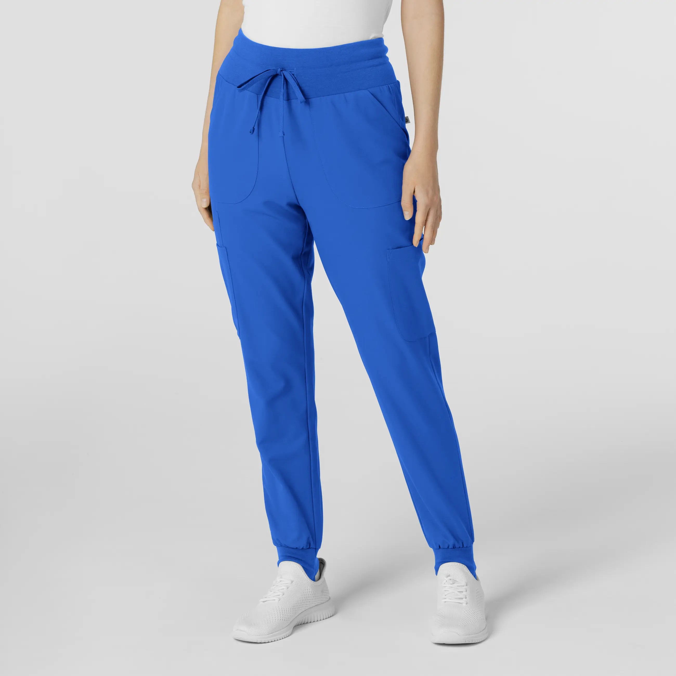 Wink Women's Convertible Stirrup Jogger Scrub Pant - Royal Blue