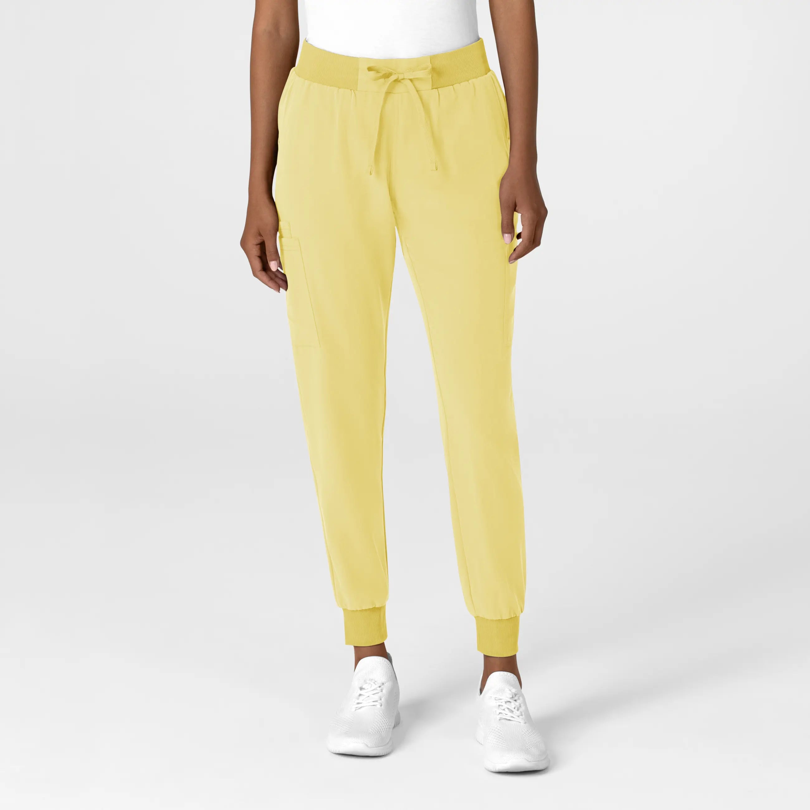 Wink Women's Jogger Utility Scrub Pant - Sunshine Yellow