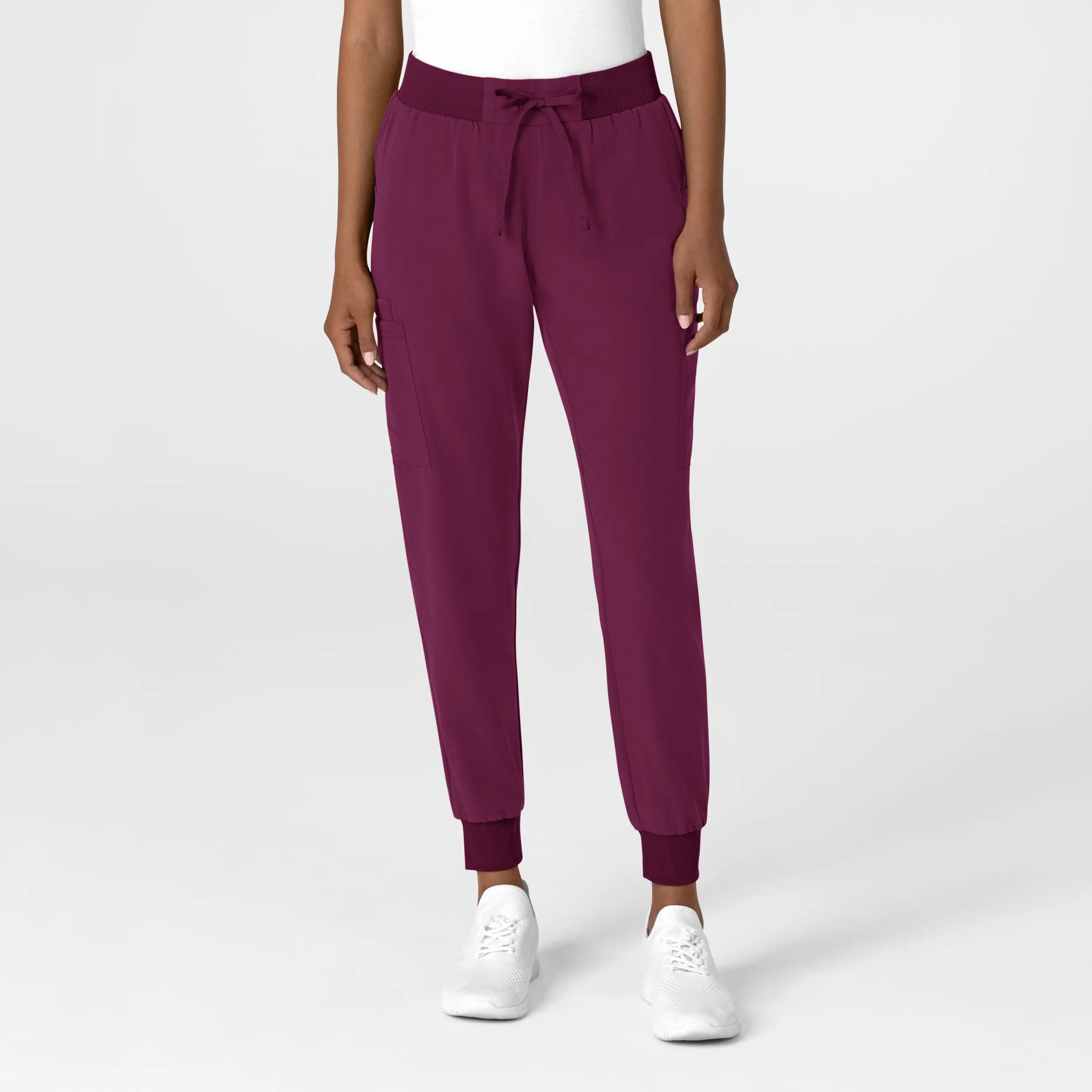 Wink Women's Jogger Utility Scrub Pant - Wine