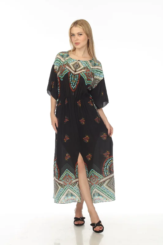 Johnny Was Jewel Thalia Silk Printed Maxi Dress Boho Chic C38721-N