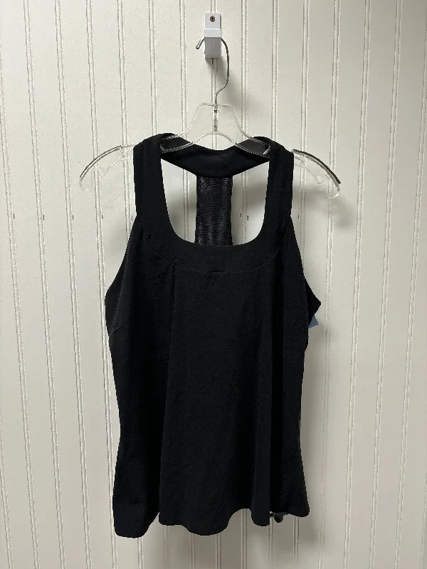 Athletic Tank Top By Lululemon In Black, Size: Xl