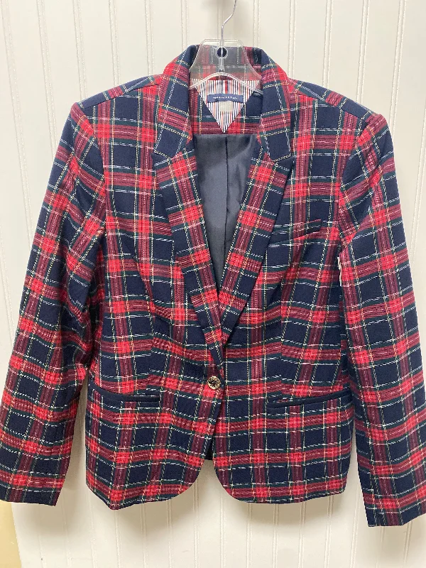 Blazer By Tommy Hilfiger In Plaid Pattern, Size: Xl