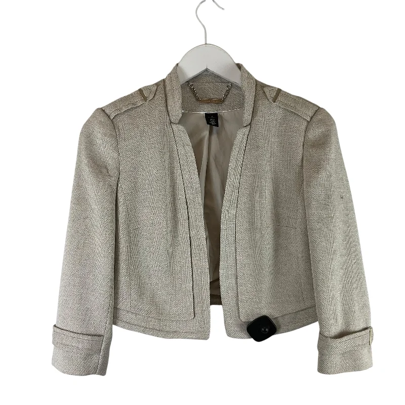 Blazer By White House Black Market In Cream, Size: Xs