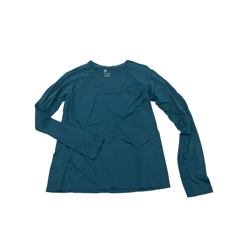 BLUE ATHLETIC TOP LS CREWNECK by ALL IN MOTION Size:L