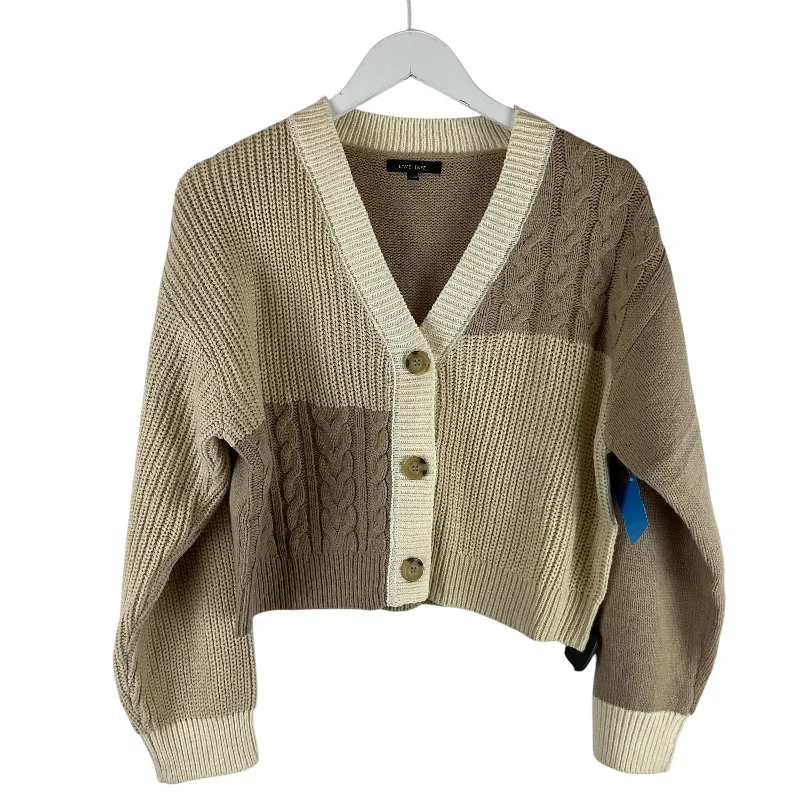 Cardigan By Love Tree In Brown, Size: L