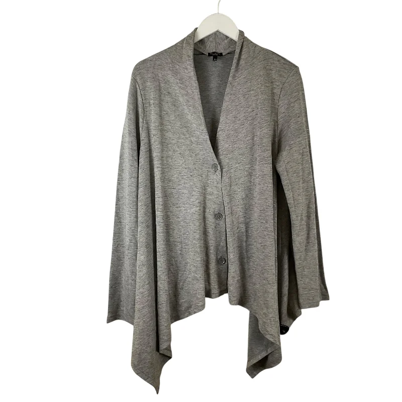 Cardigan By Talbots In Grey, Size: L