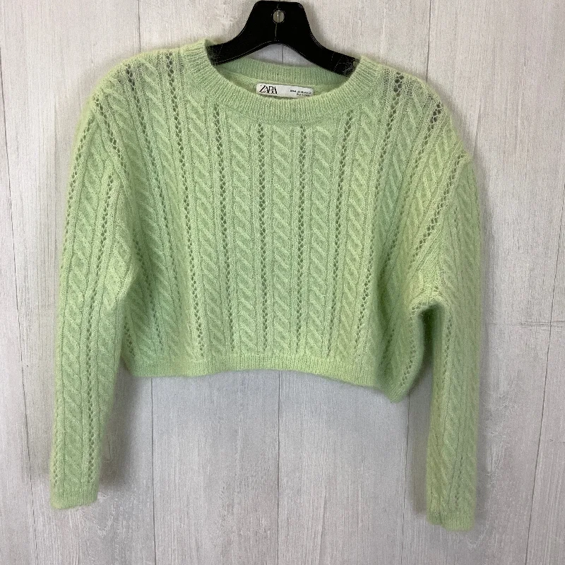 Lime Green Sweater Zara, Size M