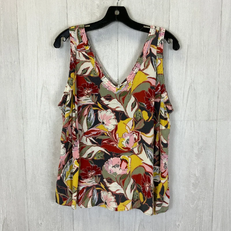 Multi-colored Top Sleeveless Torrid, Size L