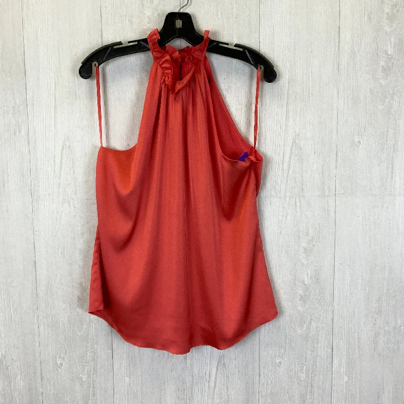 Orange Top Sleeveless White House Black Market, Size M