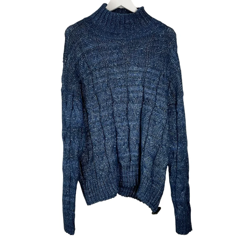 Sweater By Crown And Ivy In Blue, Size: Xxl