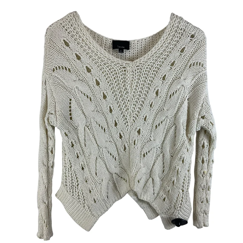 Sweater By Lumiere In Cream, Size: S