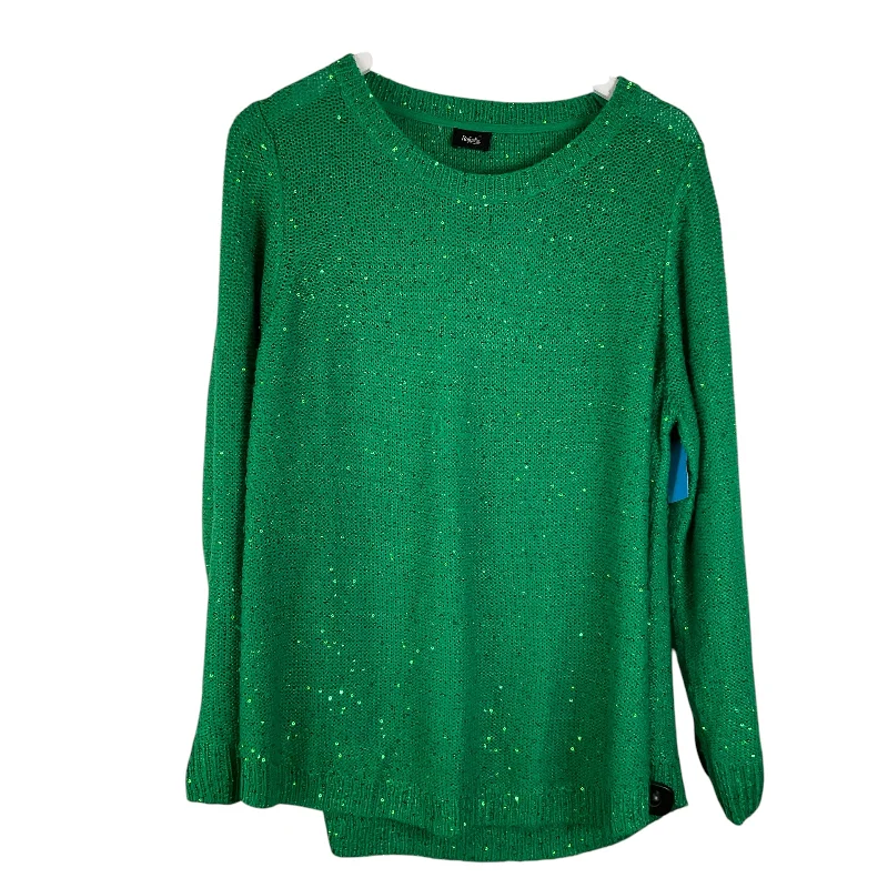 Sweater By Rafaella In Green, Size: L