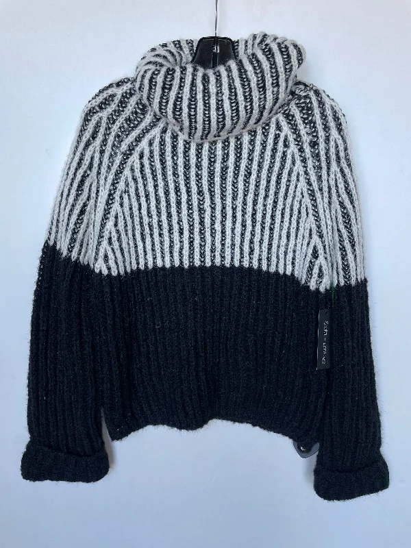 Sweater By Stella & Lorenzo In Black & White, Size: L