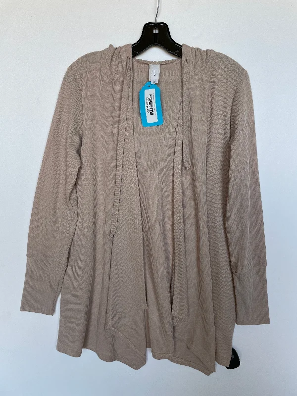 Sweater Cardigan By Honeyme In Tan, Size: S