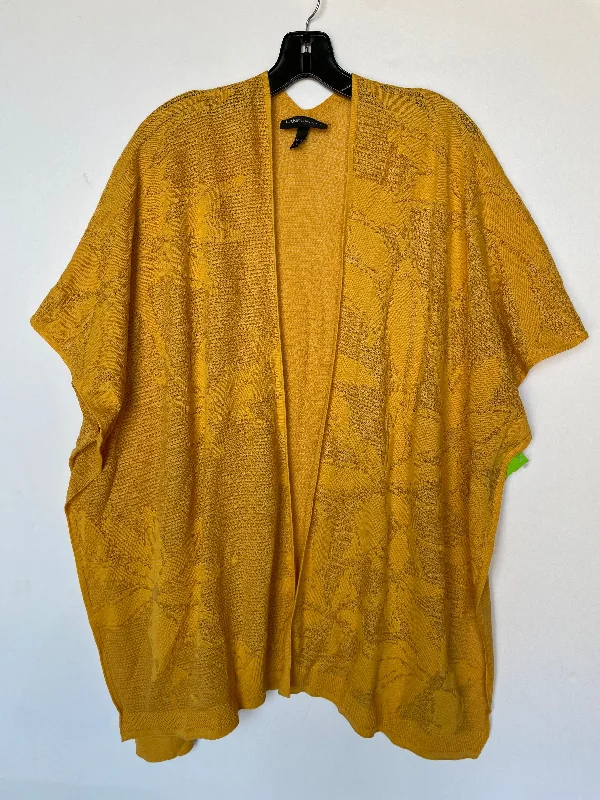 Sweater Cardigan By Lane Bryant In Gold, Size: Xl