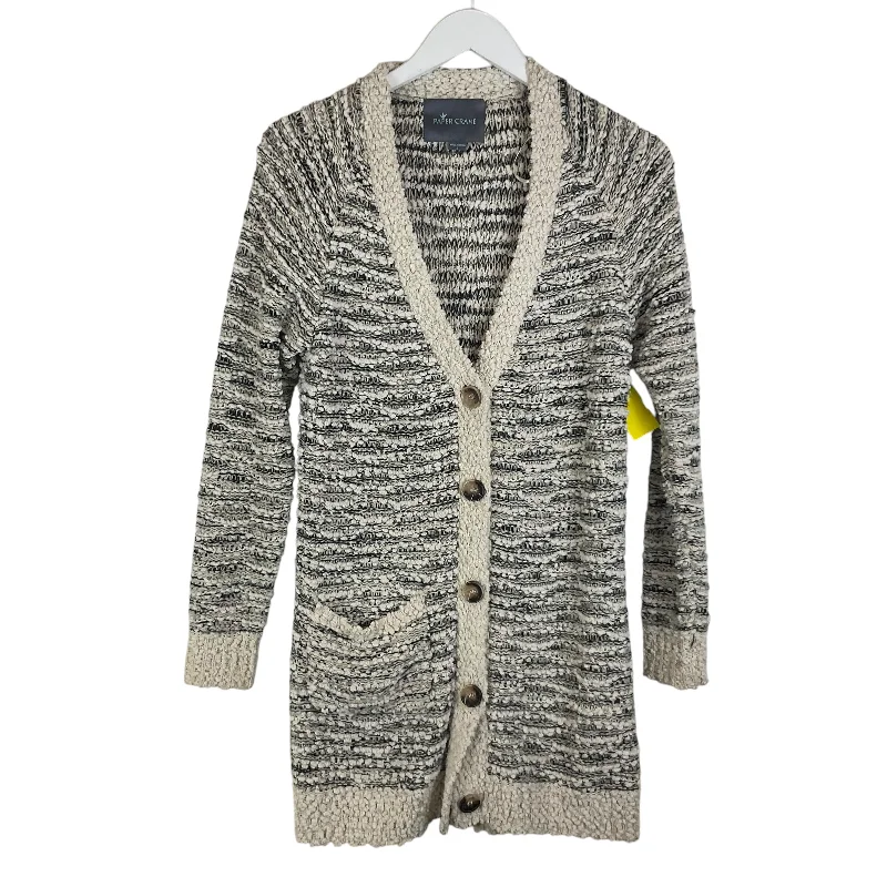 Sweater Cardigan By Paper Crane In Cream, Size: S