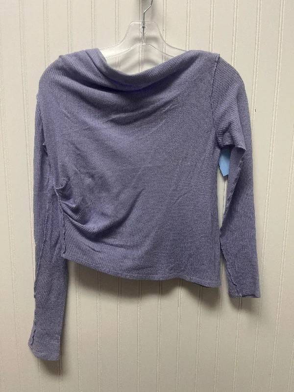 Top Long Sleeve Basic By We The Free In Purple, Size: M