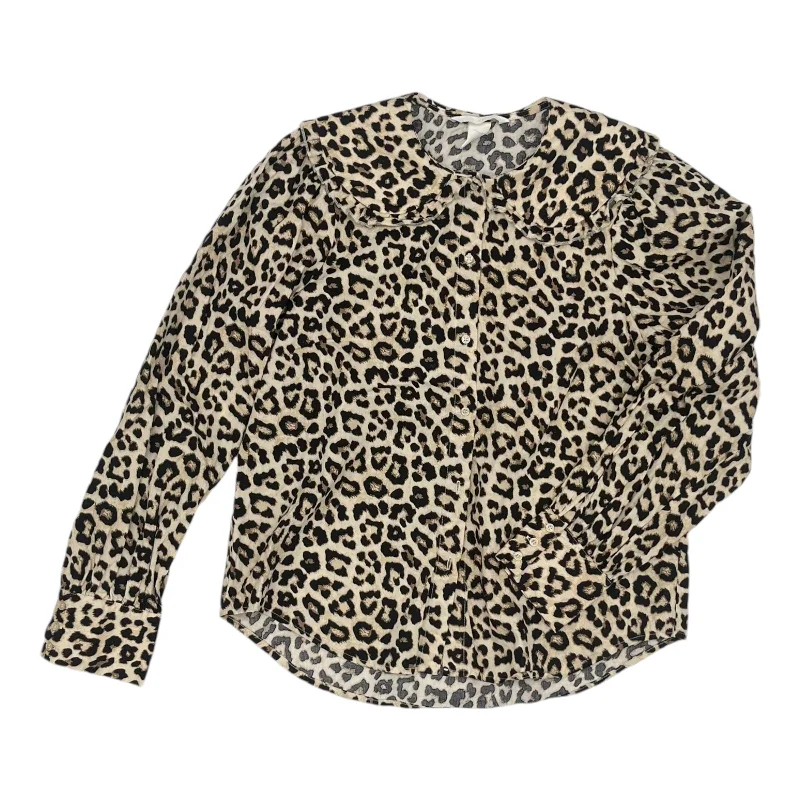 Top Ls By H&M In Animal Print, Size:S