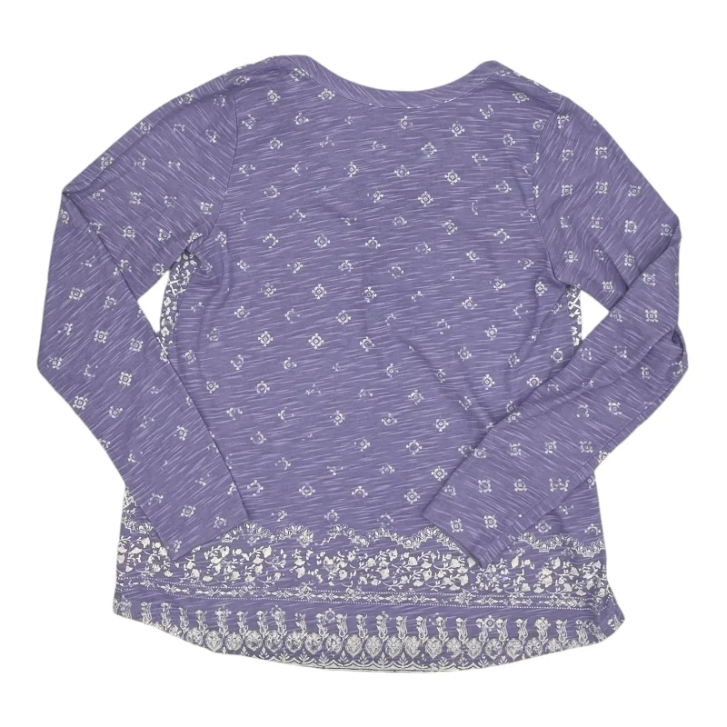 Top Ls By Sonoma In Purple, Size:M