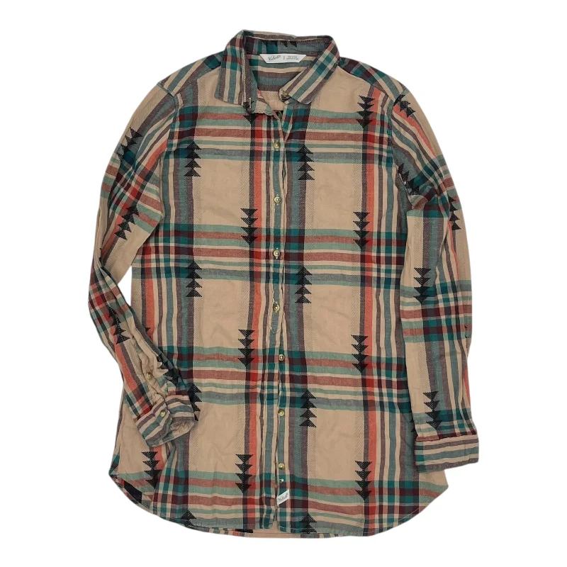 Top Ls By Woolrich In Plaid Pattern, Size:S