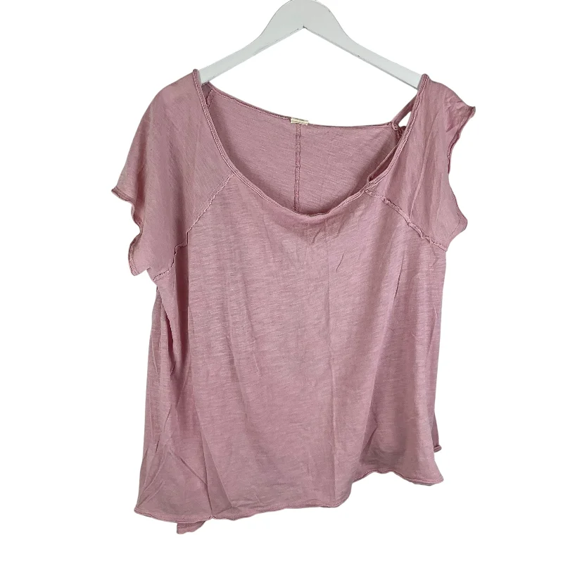 Top Short Sleeve By We The Free In Pink