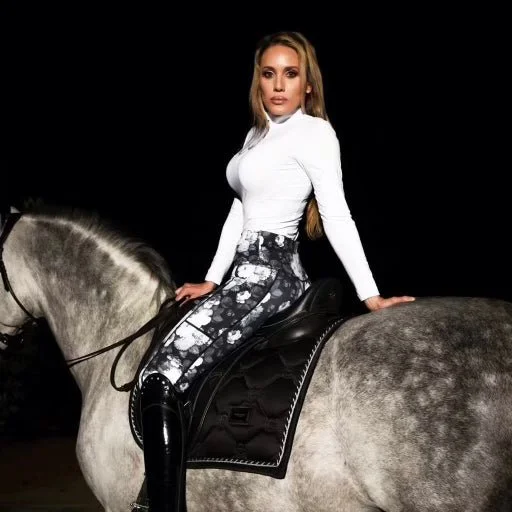 Cavaliere Couture The Grand Prix Riding Tight in Evening Ride Floral