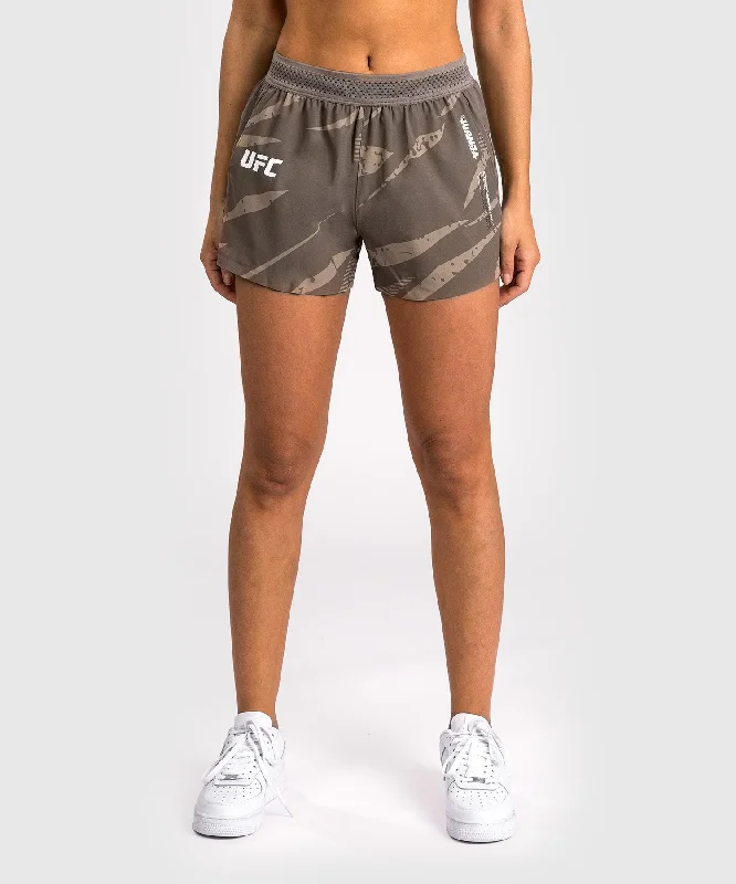 UFC Adrenaline By Venum Fight Week Pantalones Cortos de Rendimiento para Mujer - Desert Camo