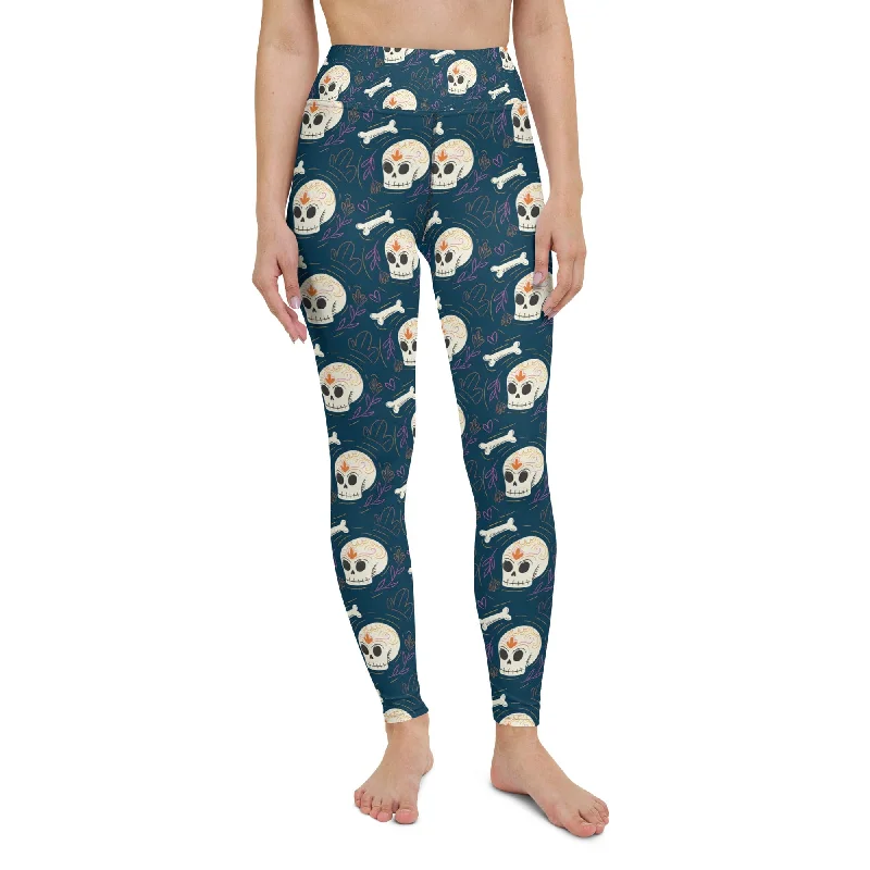 Women's Skulls Comfortable Strechy Yoga Leggings